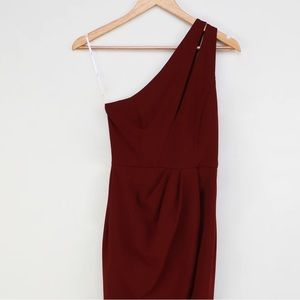 Lulus one shoulder dress